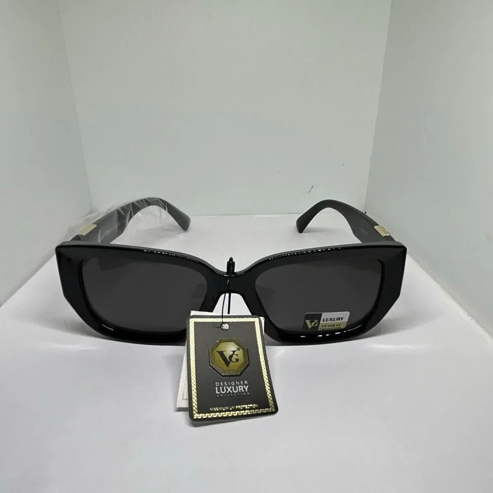 VG Designer Luxury Square Sunglasses NWT UV400 Protection